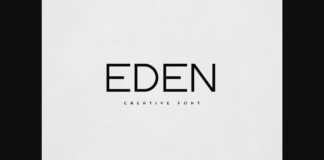 Eden Font Poster 1