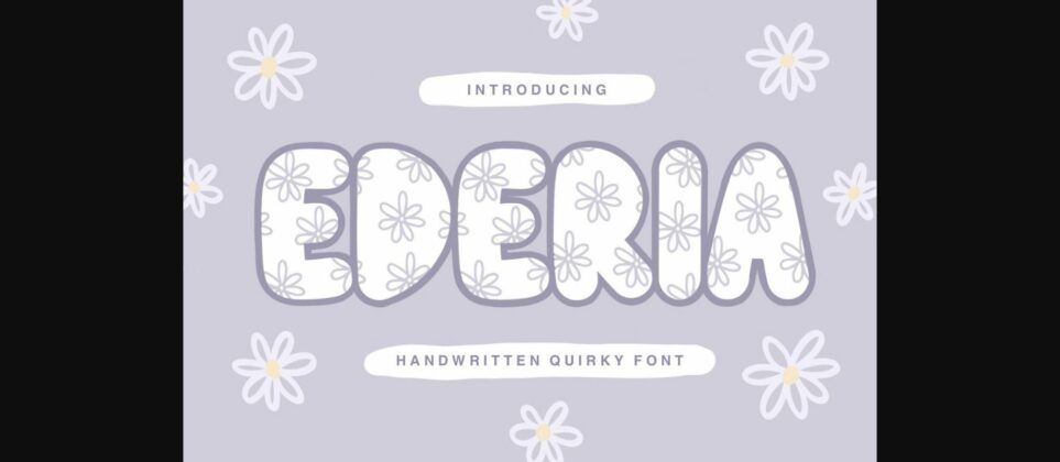 Ederia Font Poster 1