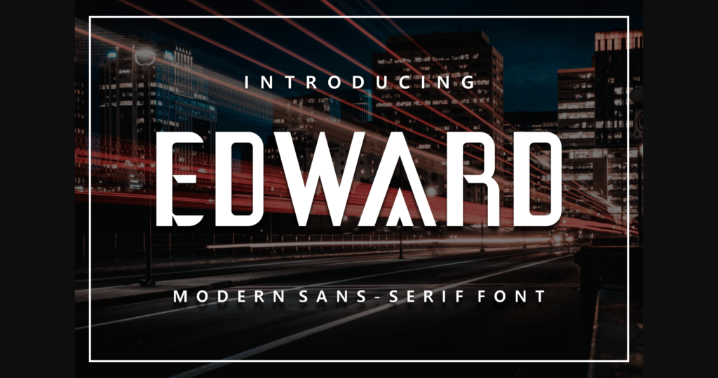 Edward Font Poster 1