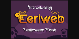 Eeriweb Font Poster 1