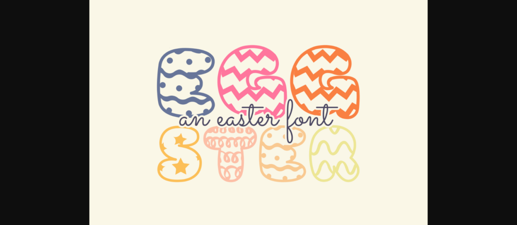 Eggster Font Poster 1