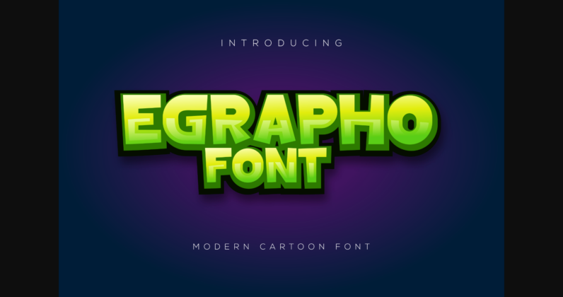 Egrapho Font Poster 3