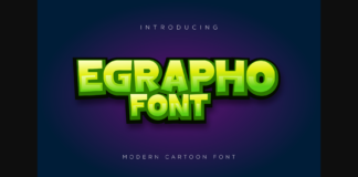 Egrapho Font Poster 1