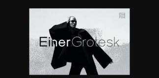 Einer Grotesk Font Poster 1