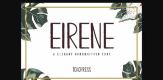 Eirene Font Poster 1