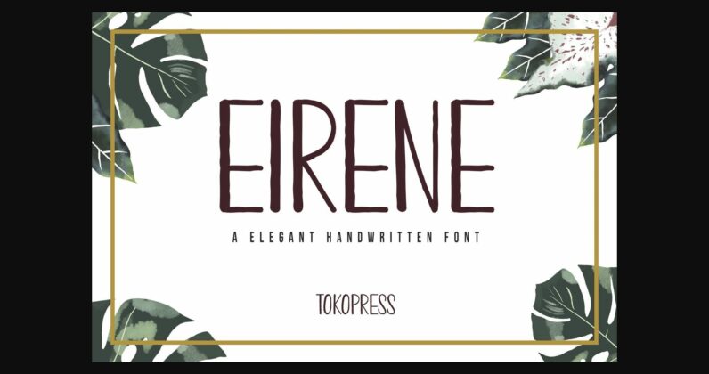 Eirene Font Poster 1