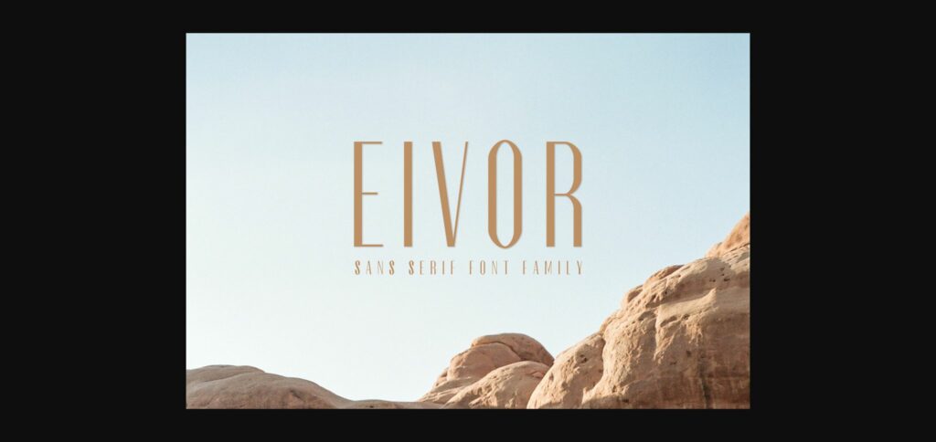 Eivor Font Poster 3