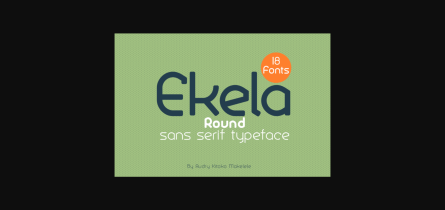 Ekela Font Poster 3