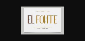 El Fonte Font Poster 1