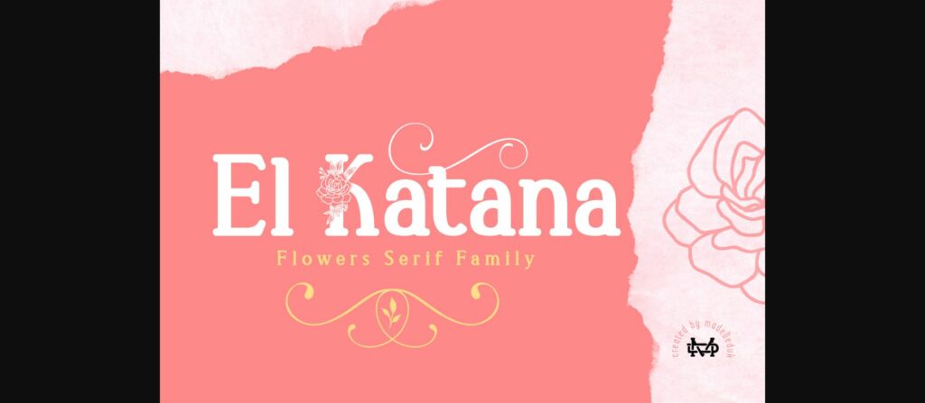 El Katana Font Poster 3