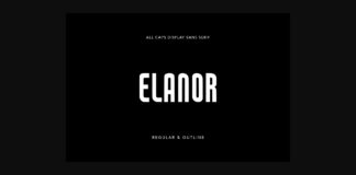 Elanor Font Poster 1