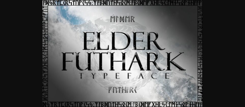 Elder Futhark Font Poster 3