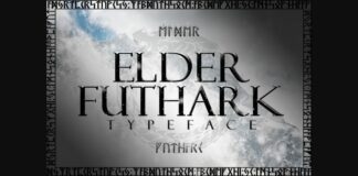 Elder Futhark Font Poster 1