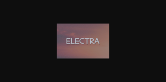 Electra Font Poster 1