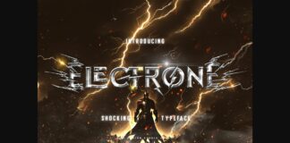 Electrone Font Poster 1