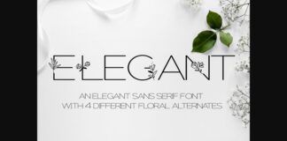 Elegant Font Poster 1