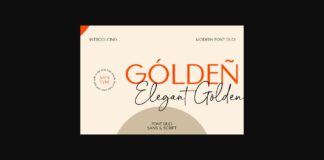 Elegant Golden - Duo Font Poster 1