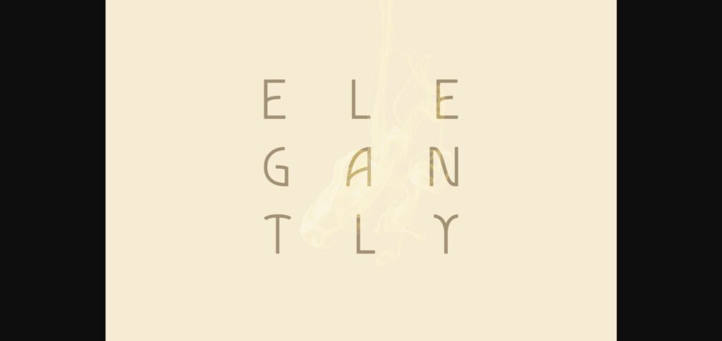 Elegantly Font Poster 4