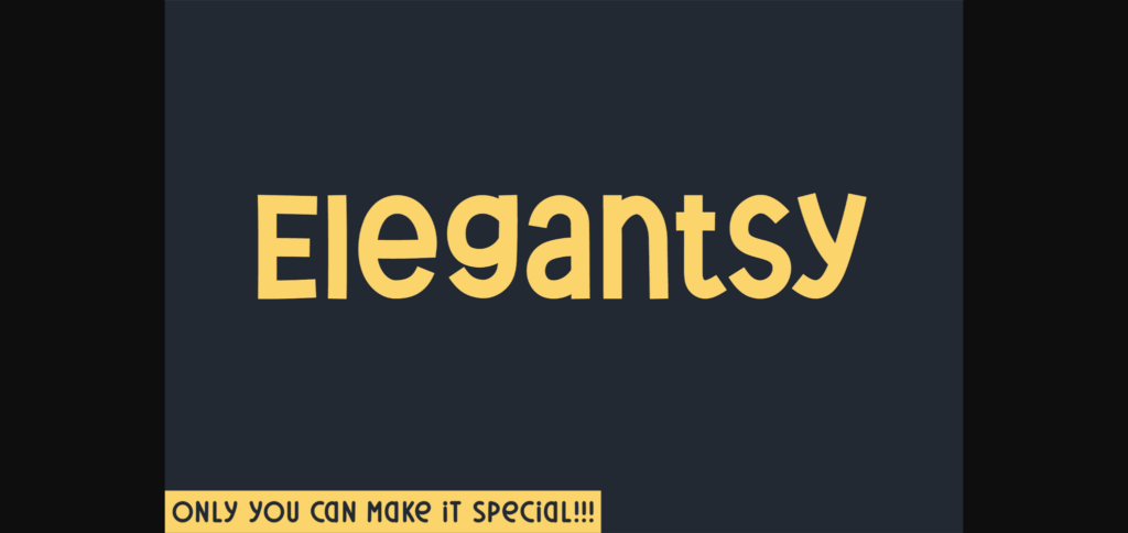 Elegantsy Font Poster 3