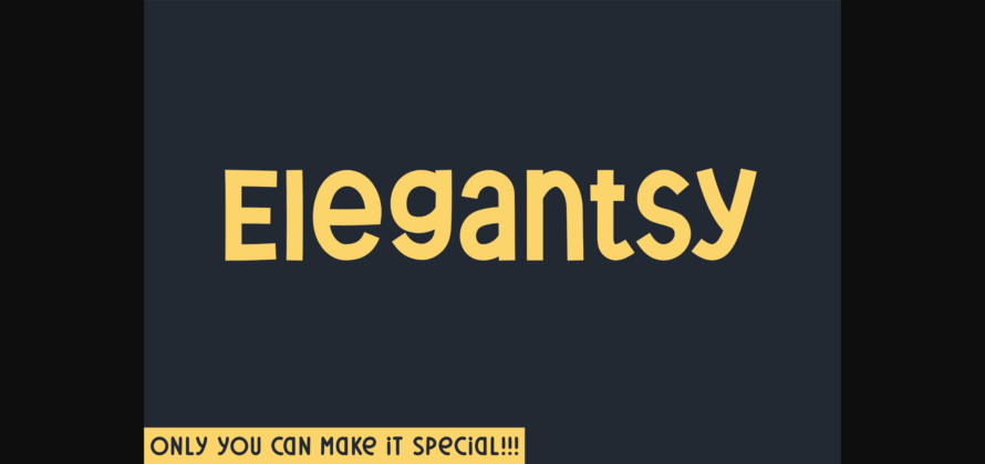 Elegantsy Font Poster 3