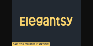 Elegantsy Font Poster 1