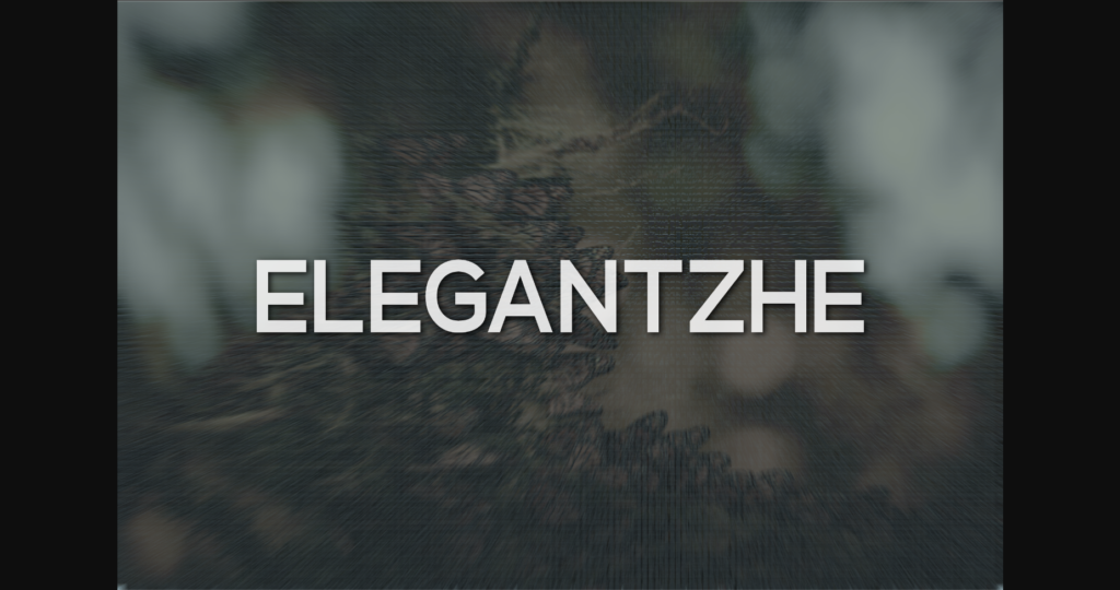 Elegantzhe Font Poster 1