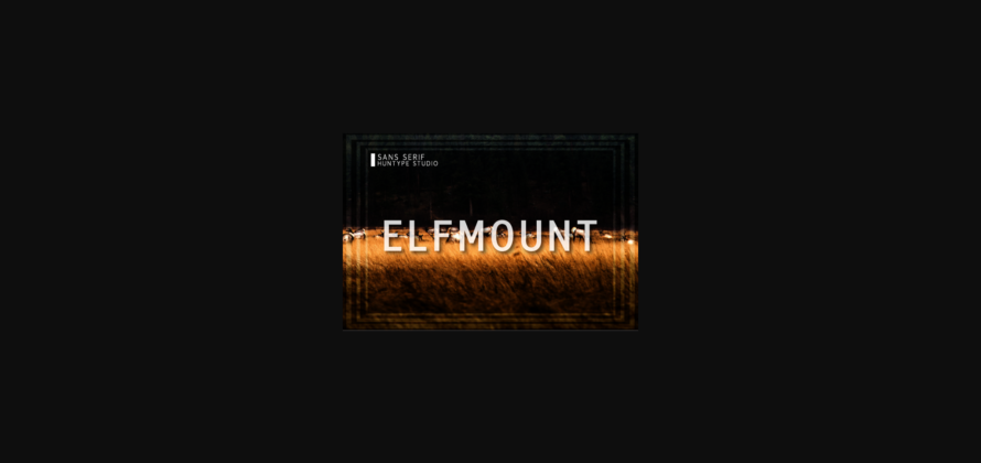 Elfmount Font Poster 3