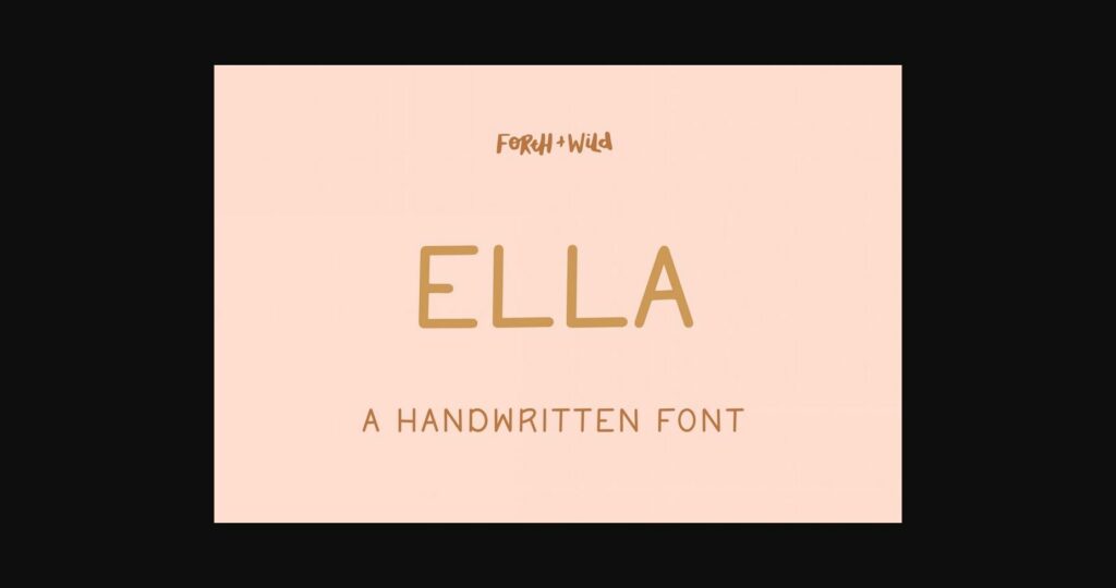 Elle Font Poster 1