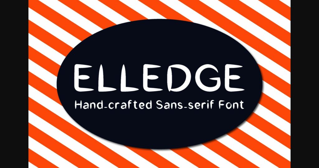 Elledge Font Poster 3