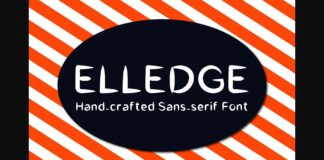 Elledge Font Poster 1