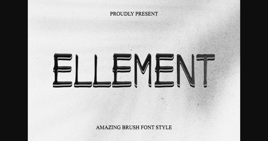 Ellement Font Poster 2