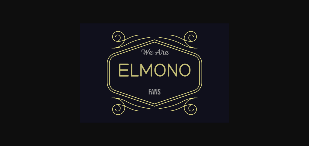 Elmono Font Poster 1