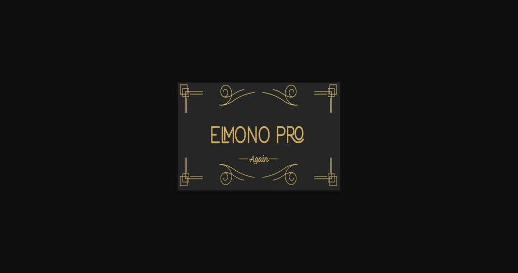 Elmono Pro Font Poster 1