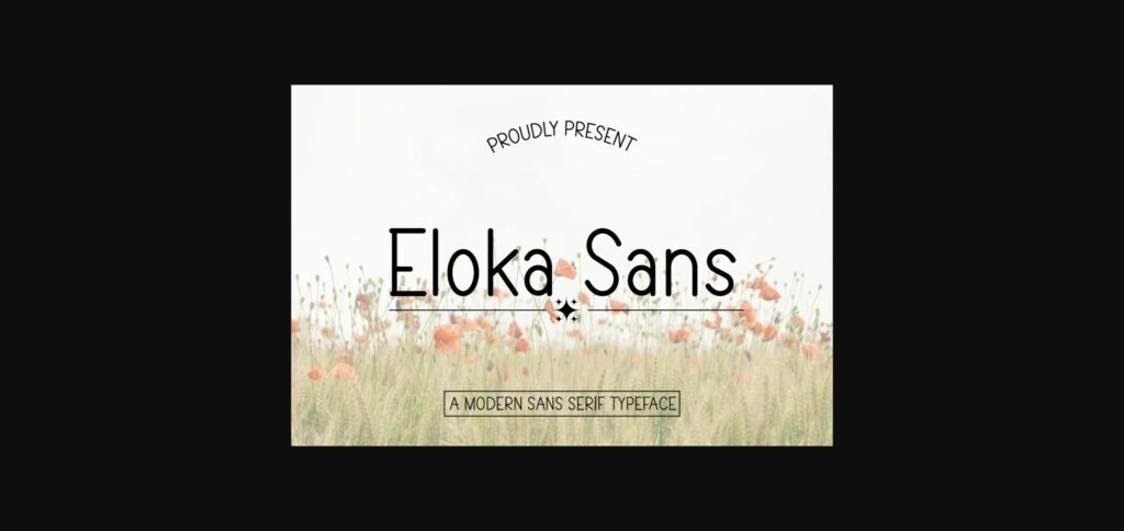 Eloka Sans Font Poster 3