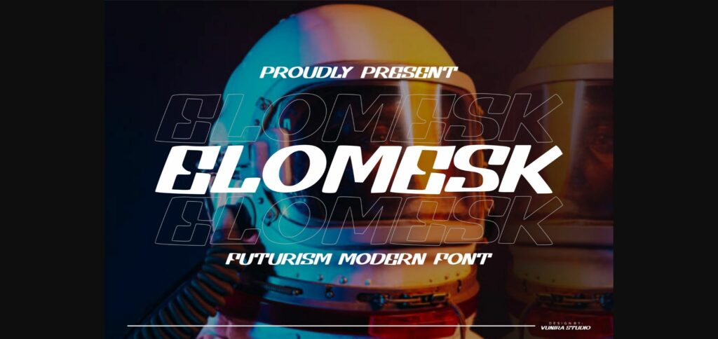 Elomesk Font Poster 3