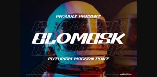 Elomesk Font Poster 1