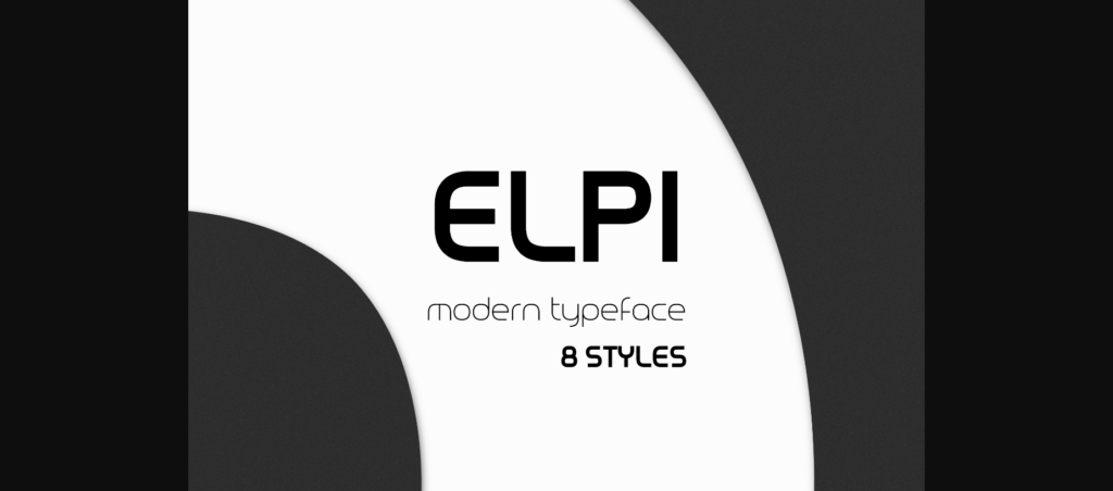 Elpi Font Poster 3