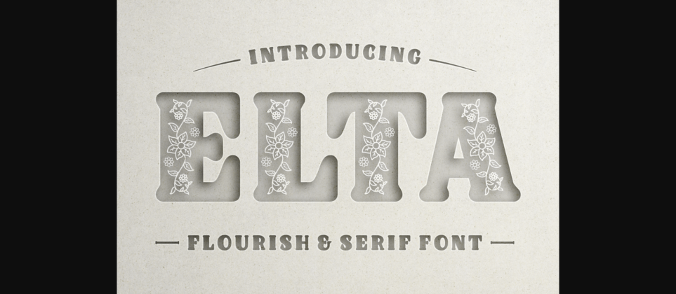 Elta Font Poster 3