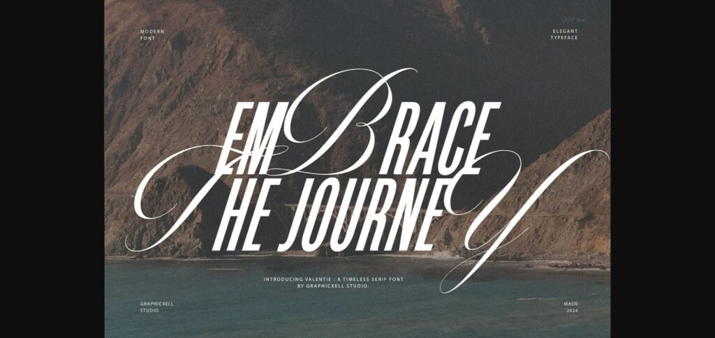Embrace the Journey Font Poster 3