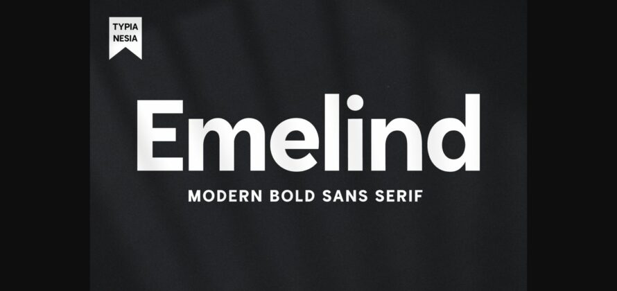 Emelind Font Poster 3