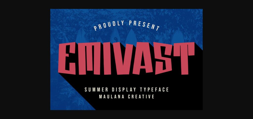 Emivast Font Poster 3