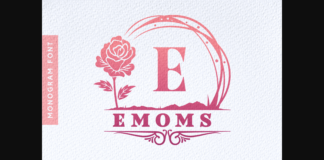 Emoms Font Poster 1