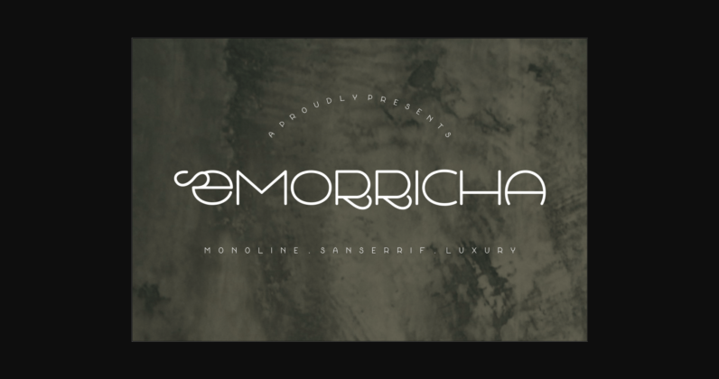 Emorricha Font Poster 3