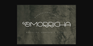 Emorricha Font Poster 1