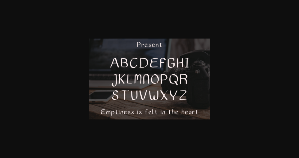 Empty Font Poster 4