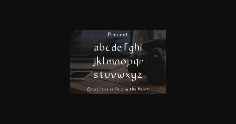 Empty Font Poster 5