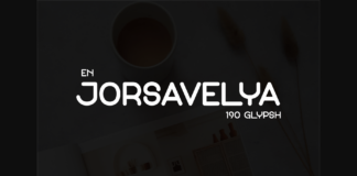 En Jorsavelya Font Poster 1