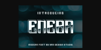 Eneba Font Poster 1