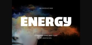 Energy Font Poster 1