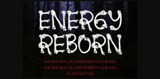 Energy Reborn Font Poster 1